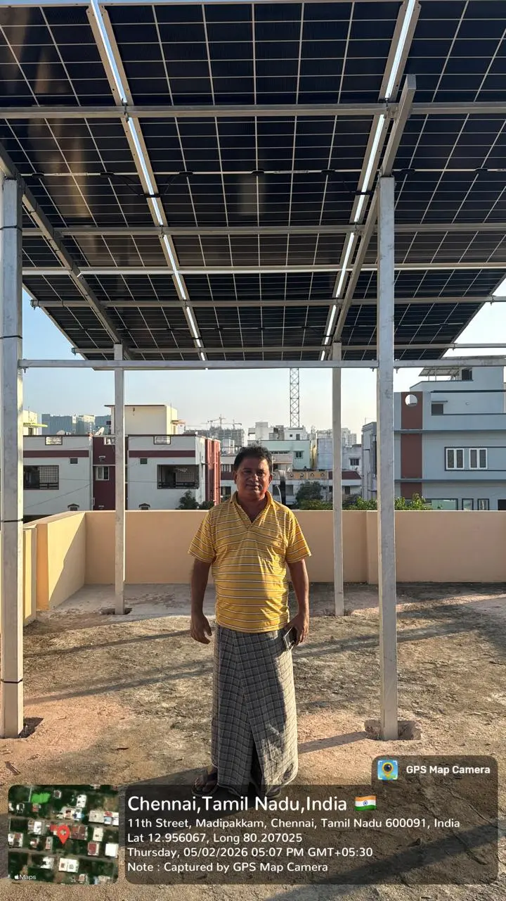 5KW Rooftop - Medavakkam Home